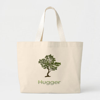 木のHuggerのバッグ ラージトートバッグ