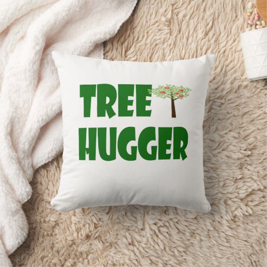 木のhuggerの枕 クッション (ブランケット)