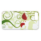 木のiPhone 7の2羽の赤い鳥+ 携帯電話の箱 Case-Mate iPhoneケース (裏面(横))