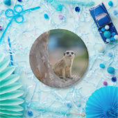 木のMeerkat土曜日 ペーパープレート (パーティー)