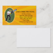 木のPrunerの樹木外科専門家の育樹専門家の名刺 名刺 (正面/裏面)