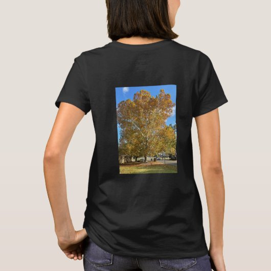 木のTシャツ Tシャツ (裏面)