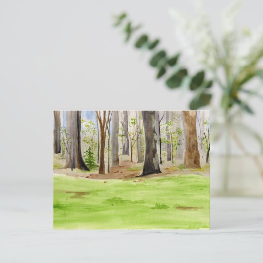 木はがき ポストカード (スタンド正面)