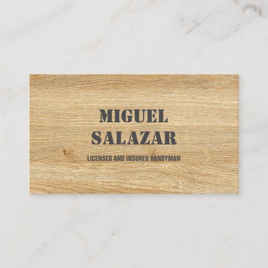 木はっきりした手師建築名刺 名刺 (正面)
