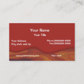 木はユニークな名刺を働かせます 名刺 (裏面)