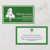 木は子供部屋の中心の造園を整備します 名刺 (正面/裏面)