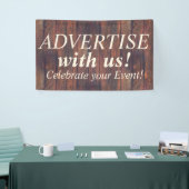 木は継ぎ目が無いパターンに乗ります + あなたのアイディア 横断幕 (トレードショー)