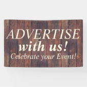 木は継ぎ目が無いパターンに乗ります + あなたのアイディア 横断幕 (横)