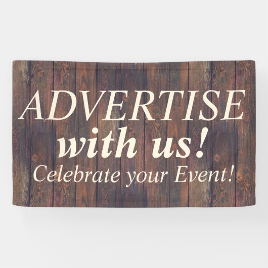 木は継ぎ目が無いパターンに乗ります + あなたのアイディア 横断幕 (横)