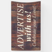 木は継ぎ目が無いパターンに乗ります + あなたのアイディア 横断幕 (縦)