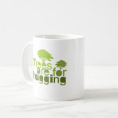 木はTシャツ/アースデーのTシャツを抱き締めるのためです コーヒーマグカップ (正面左)
