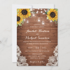 木ひま素朴わ糸ライトレースメイソンジャー 招待状