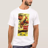 木びき台のジョーンズの1935年のヴィンテージの映画のポスターのTシャツ Tシャツ (正面)