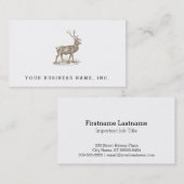 木びき台のラバシカの凸版印刷のスタイル 名刺 (正面/裏面)