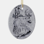 木びき台の入り江の円形のフェイクな大理石 セラミックオーナメント (右)