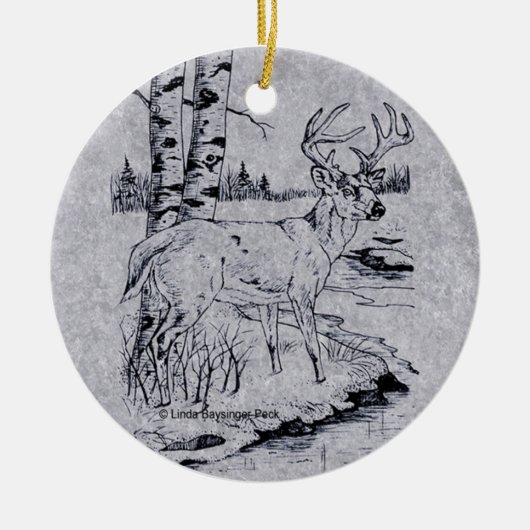 木びき台の入り江の円形のフェイクな大理石 セラミックオーナメント (正面)