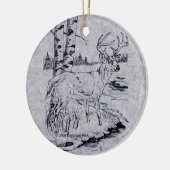 木びき台の入り江の円形のフェイクな大理石 セラミックオーナメント (左)