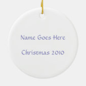 木びき台の入り江の円形のフェイクな大理石 セラミックオーナメント (裏面)