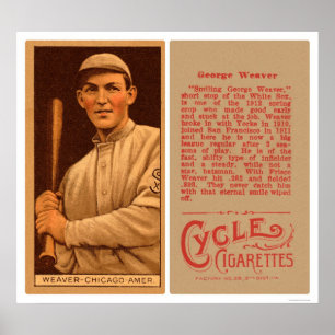 木びき台の織工のWhite Soxの野球1912年 ポスター
