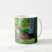 木びき台1 コーヒーマグカップ (正面右)