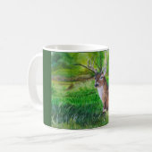 木びき台1 コーヒーマグカップ (正面左)