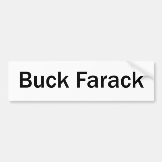 木びき台Farack バンパーステッカー (正面)