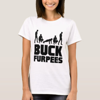 木びき台Furpees -- Burpeesのフィットネス Tシャツ