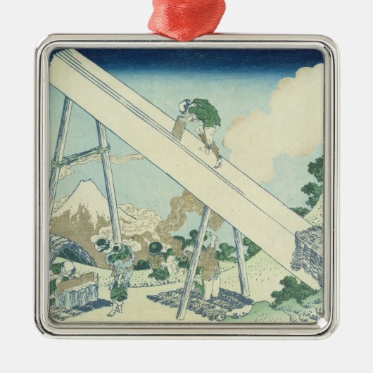 木びき1729年 メタルオーナメント (正面)