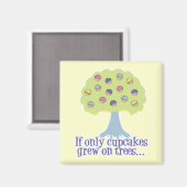 木もしのカップケーキのみ マグネット (正面/裏面)