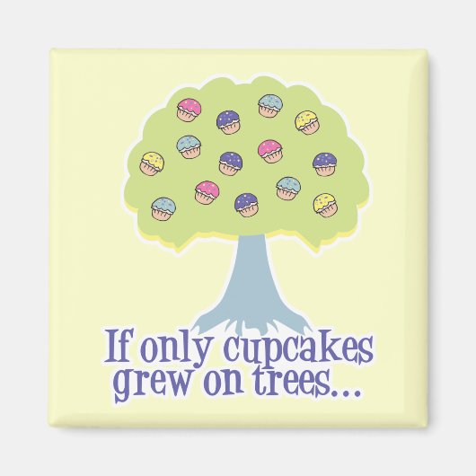 木もしのカップケーキのみ マグネット (正面)