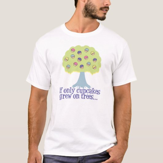 木もしのカップケーキのみ Tシャツ (正面)