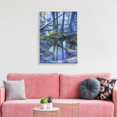 「木もしの滝...」 キャンバスプリント (インサイチュ (リビング))