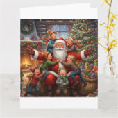 木もとでの喜びのささやき カード (黄色い花)