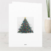 木もとでの喜びのささやき カード (裏面)