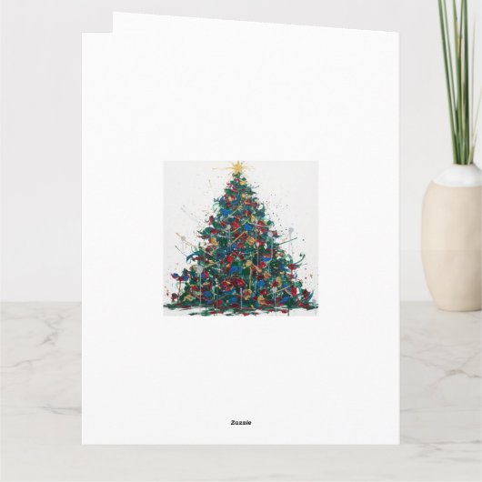 木もとでの喜びのささやき カード (裏面)