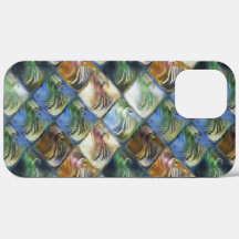 木やカラフル石で作られた磨き上げられたタイル