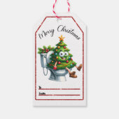 木よくはしゃぐのクリスマスラベル ギフトタグ (裏面)