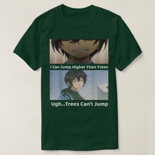 木より高く飛べる  Tシャツ (デザイン正面)