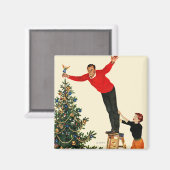 木をトッピング マグネット (正面/裏面)