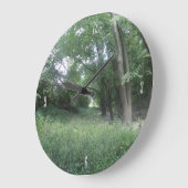 木を傾ける ラージ壁時計 (傾斜)