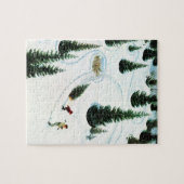 木を切り倒す ジグソーパズル (横)