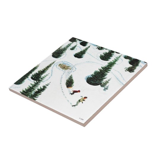 木を切り倒す タイル (側面)