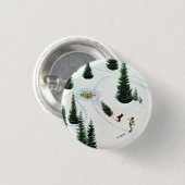 木を切り倒す 缶バッジ (正面&裏面)