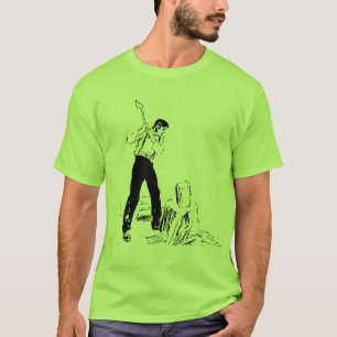 木を切り刻むこと Tシャツ