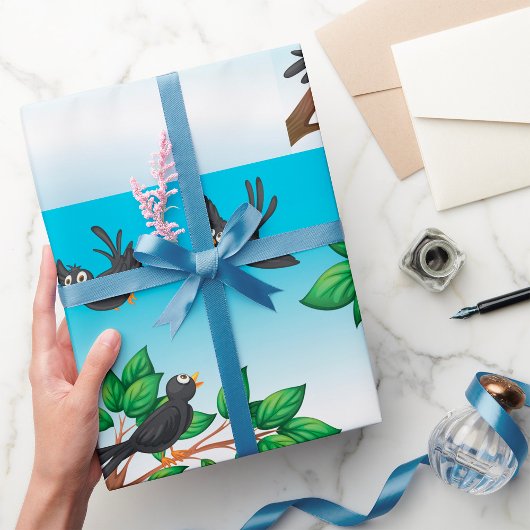 木を包む紙 ラッピングペーパー