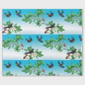 木を包む紙 ラッピングペーパー (フラット)