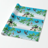 木を包む紙 ラッピングペーパー (アンロールド)