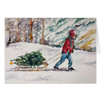 木を家に持って来ること