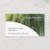 木を愛し、木を愛する 名刺 (裏面)