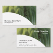 木を愛し、木を愛する 名刺 (正面/裏面)